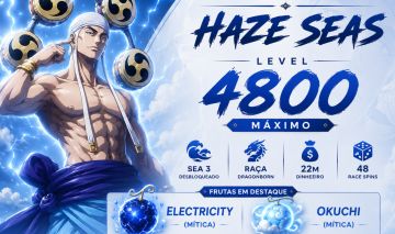 Conta Haze Seas/haze piece Level 4800 Max Sea 3 Dragonborn Electricity Okuchi