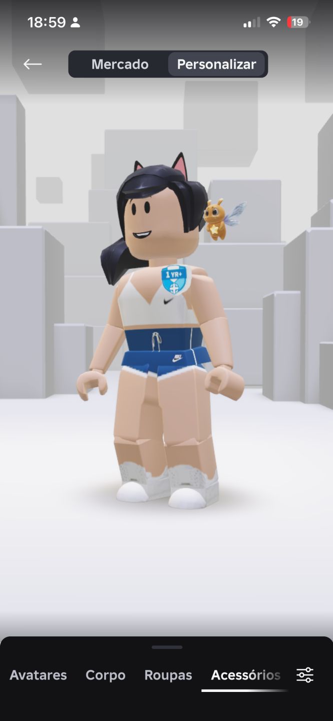 Conta de Roblox com bastante Skin feminina