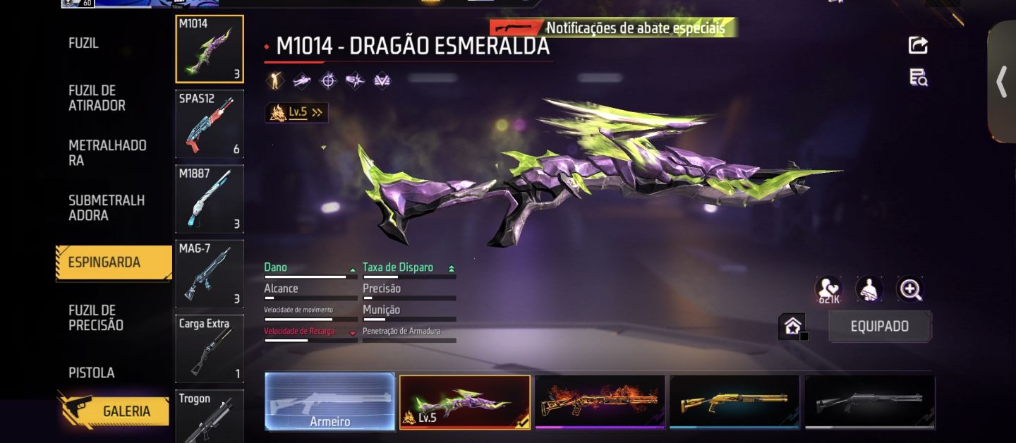 Conta De Free Fire lvl 60