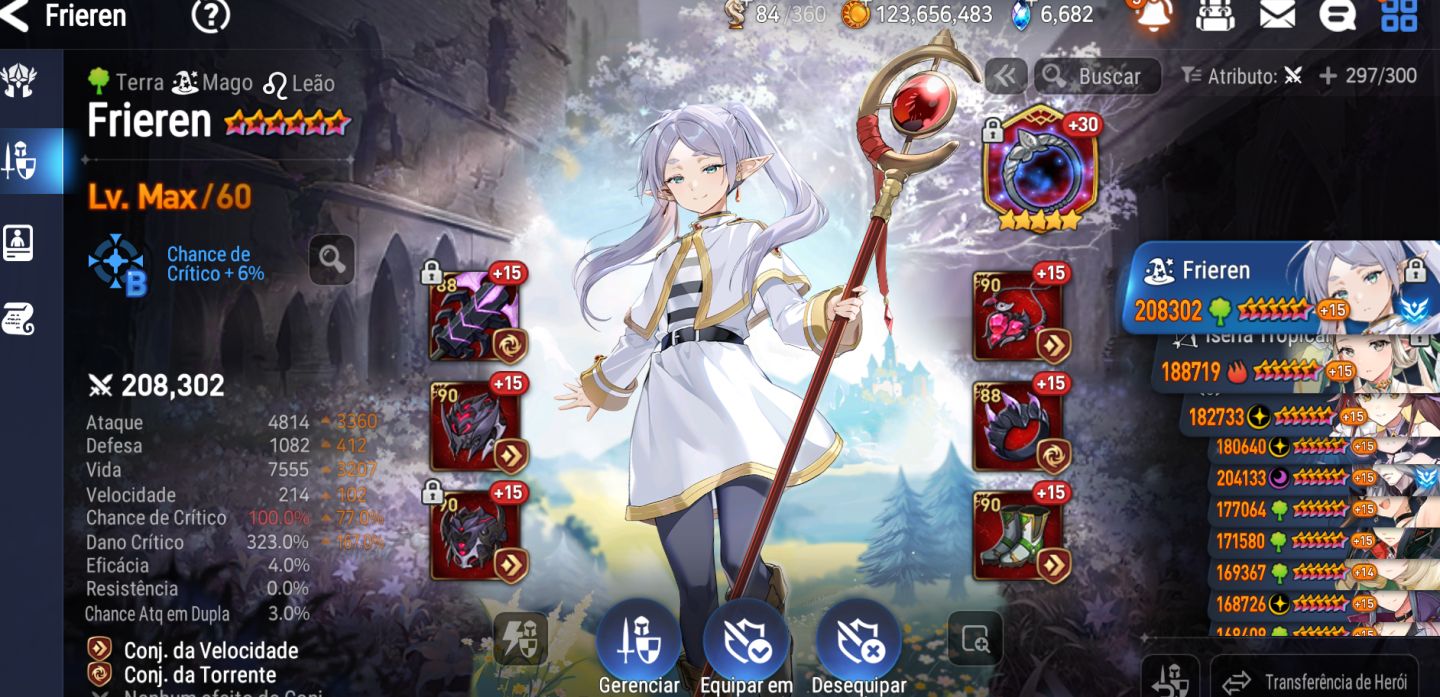 Conta EPIC SEVEN end-game
