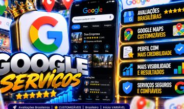Google Serviços: Avaliações 5 Estrelas Brasileiras Personalizadas para GoogleMap