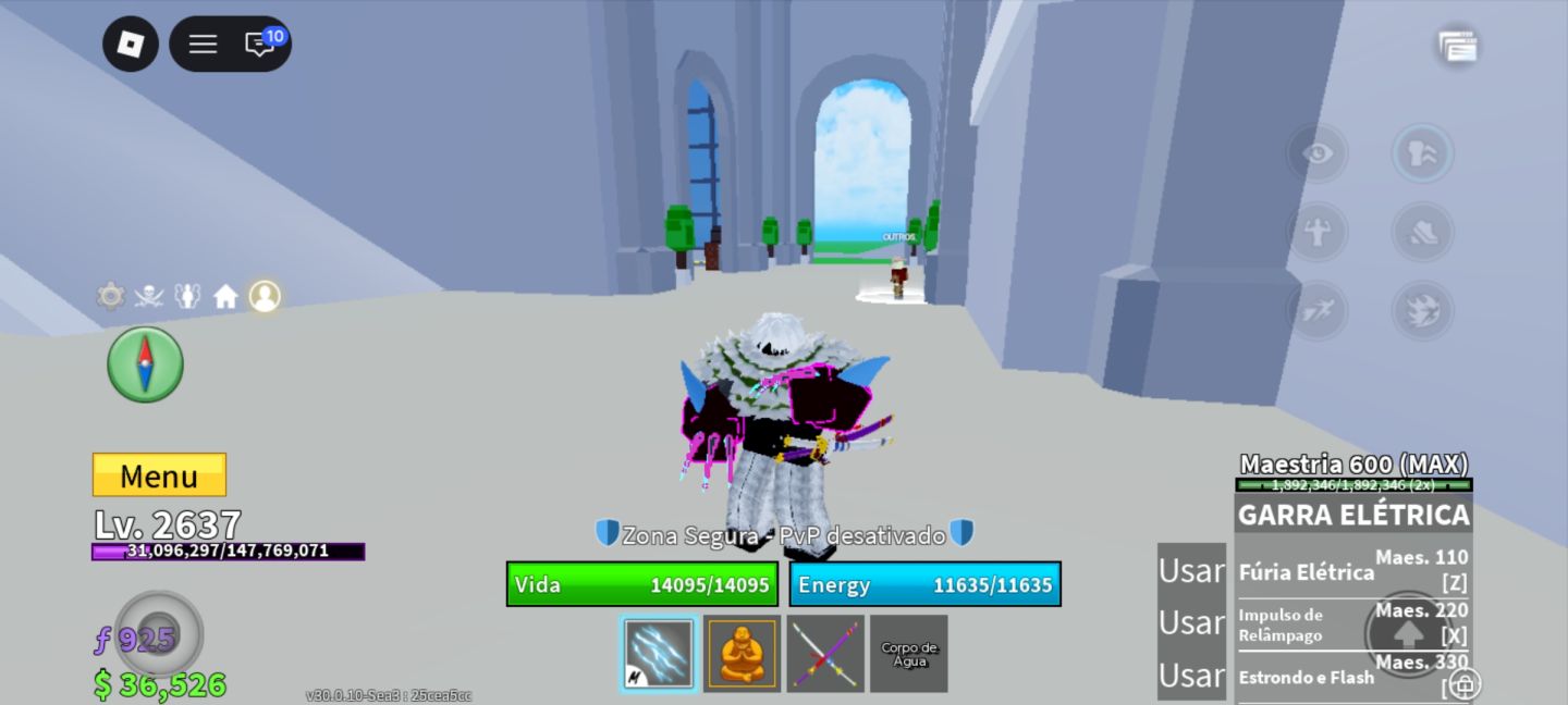 Conta de blox fruts com gastos dentro do jogo