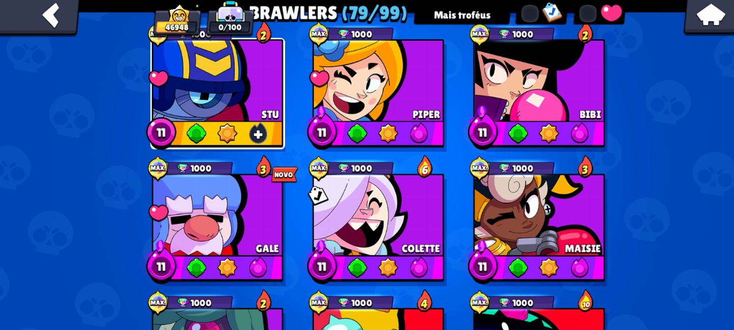 CONTA DE BRAWL STARS RARA FULL ACESSO + CONTA DE CLASH UPADA 10K TROFEÚS