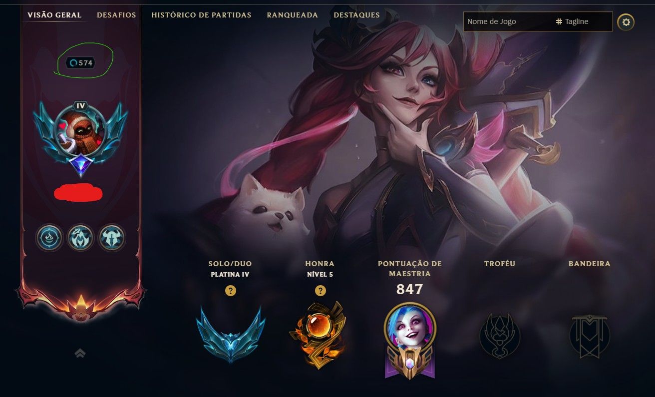 CONTA COM NV 574 - 457 SKINS TODOS CAMPEÕES ELO PRATICAMENTE ZERADO HONRA MAX