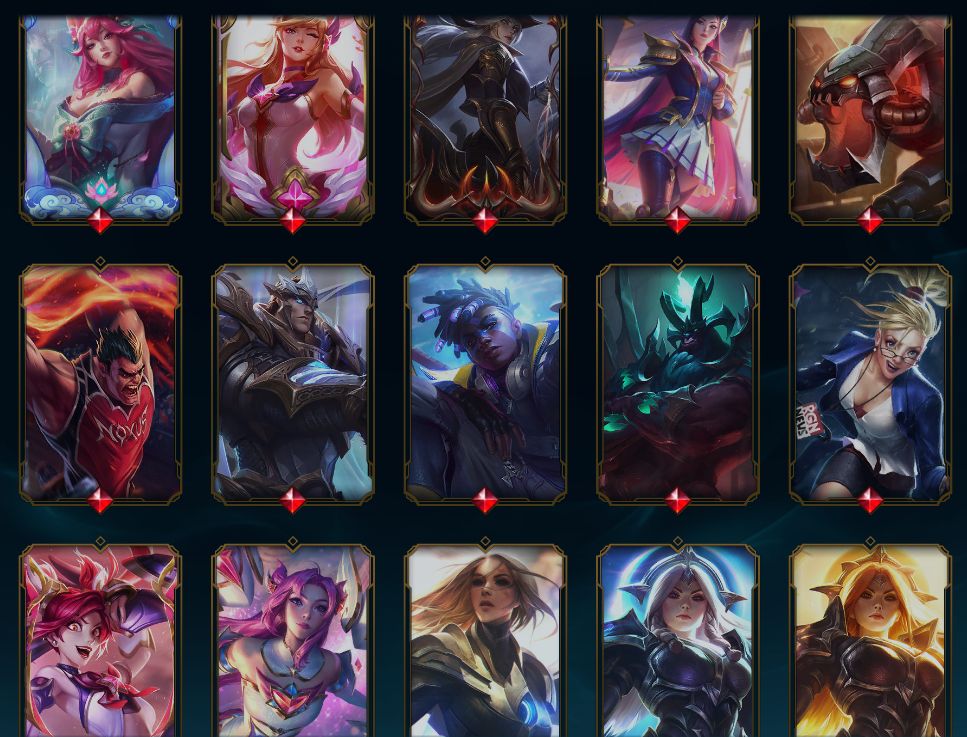 Conta LoL 418 Skins | Level 595 | Full Acesso | BR