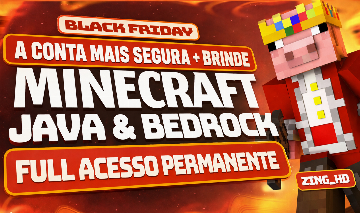 CONTA MINECRAFT ORIGINAL JAVA + BEDROCK | FULL ACESSO PERMANENTE + BRINDE