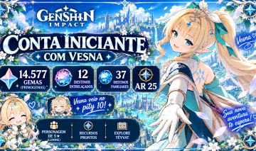 Conta Iniciante Vesna + Personagens 4 Estrelas