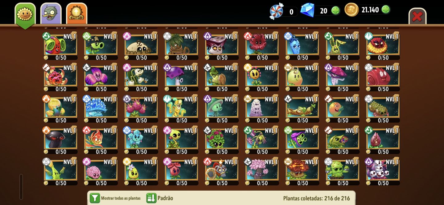 Plantas vs zumbis todas as plantas desbloqueadas - não é apk