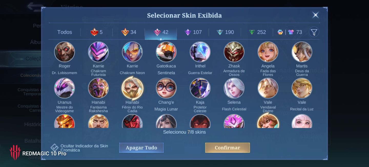 Conta Colecionador Mundial +700 skins