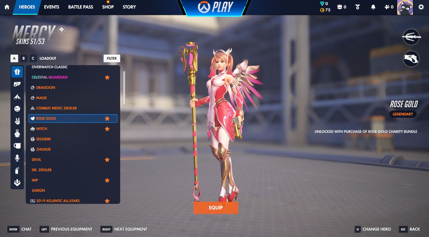 ROSE GOLD MERCY CONTA