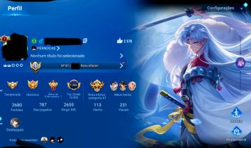 Conta de hok high elo!! E com muitas skins..