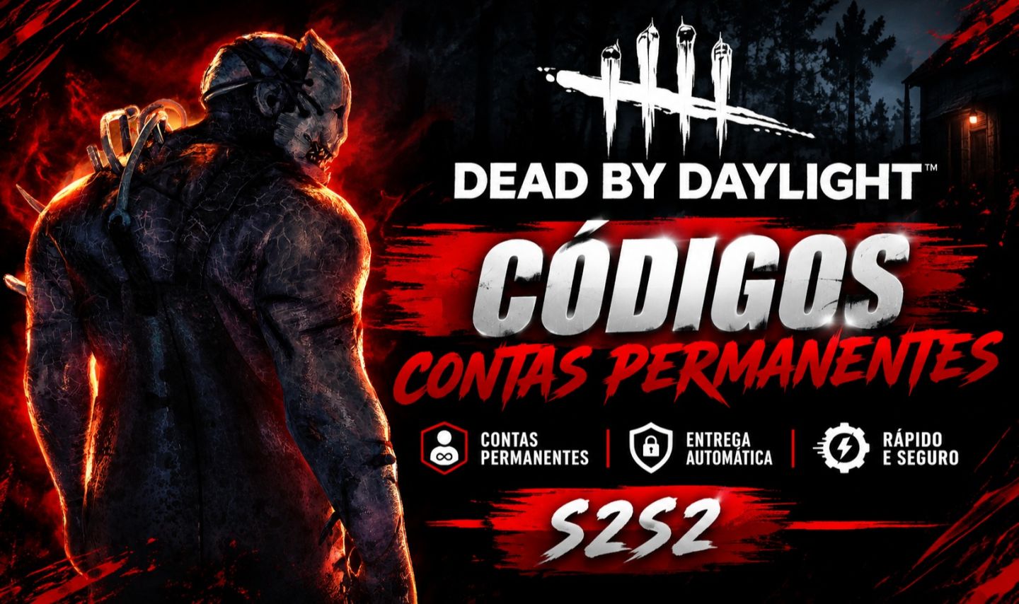 DEAD BY DAYLIGHT 43 CODIGOS BLOOD POINTS CONTAS COROA DOURADA ENTREGA AUTOMÁTICA