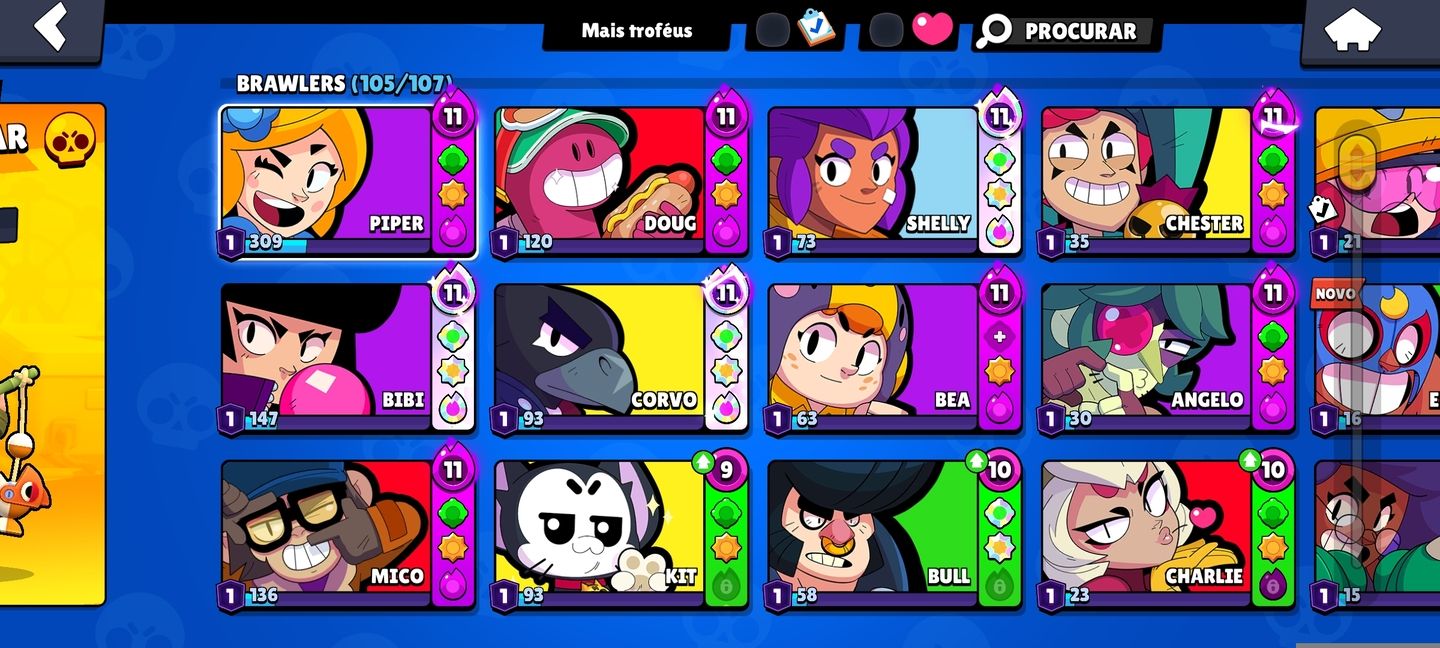 CONTA BRAWL STARS 50K