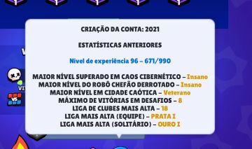 CONTA BRAWL STARS 2021 / PRA SAIR RAPIDO
