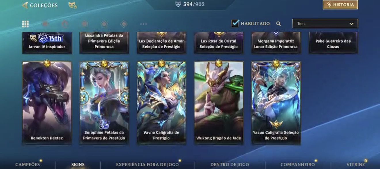 Conta Wild Rift Full gacha ,Todas skins da lux