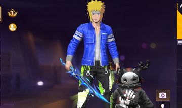 CONTA FREE FIRE COM ITENS RAROS + PARCERIA NARUTO