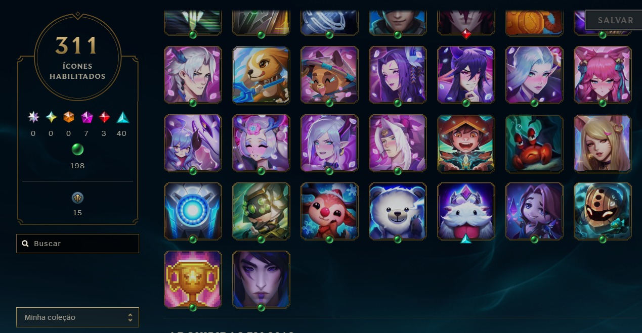 League of legends account mais de ( 160) skins 3 reembolsos mmr platina