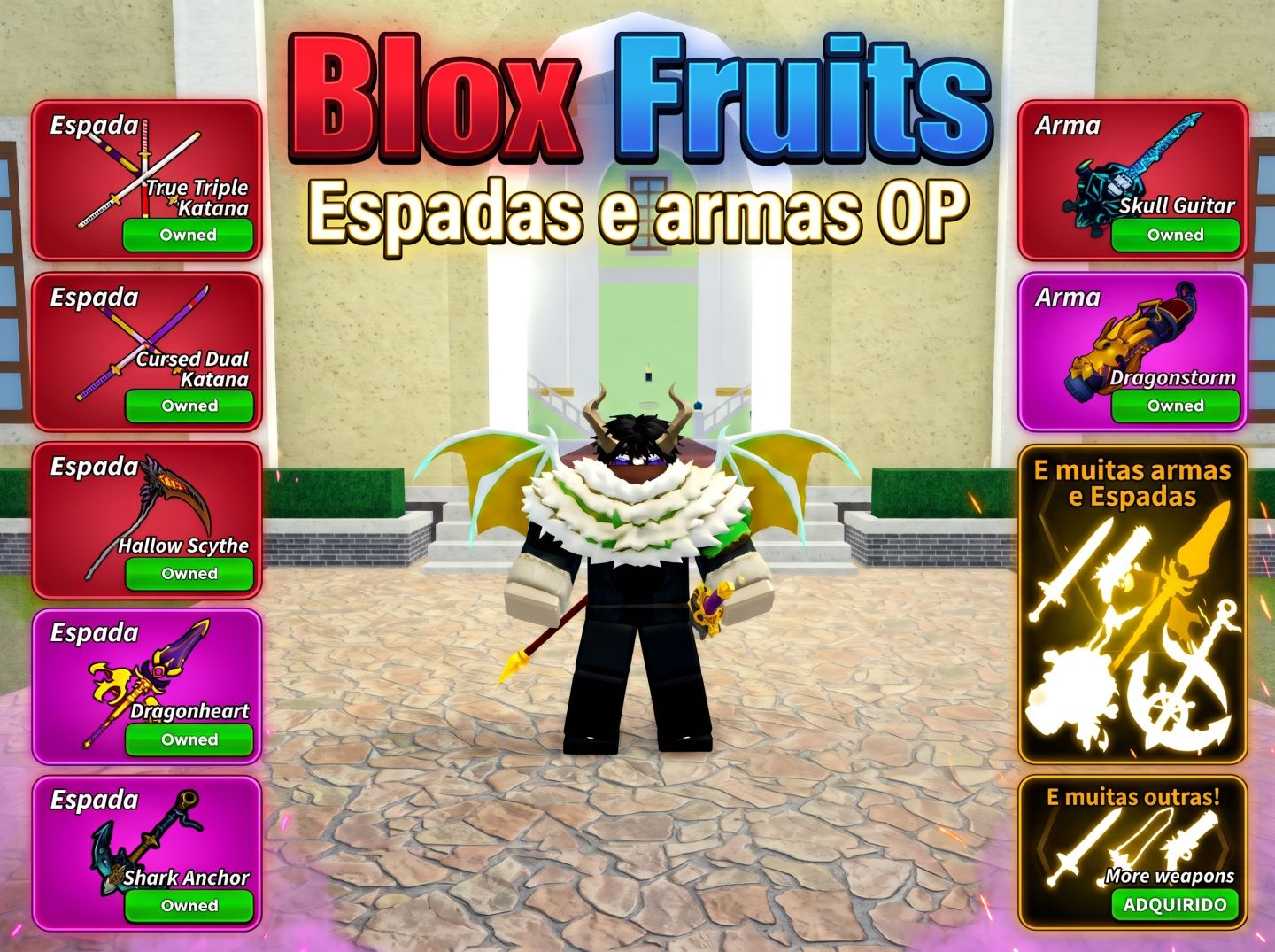 [PROMOÇÃO] CONTA ROBLOX DRAGON PERM + GamePass Segue na Descrição
