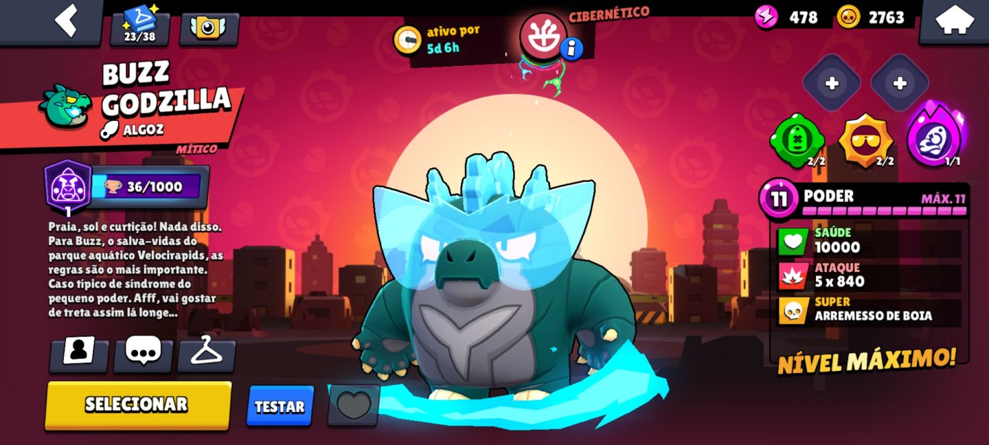 CONTA BRAWL STARS 93K+ TROFÉUS | 105 BRAWLERS | 49 HIPERCARGAS | 249 SKINS