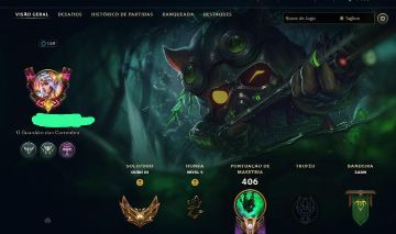 Conta lol com all champs e mais de 200 skins, único dono.