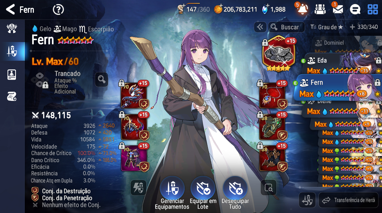 [EPIC SEVEN]CONTA END GAME/36ML5/FRIEREN+RE ZERO+SLIME+FULLMETAL+AESPA COMPLETOS