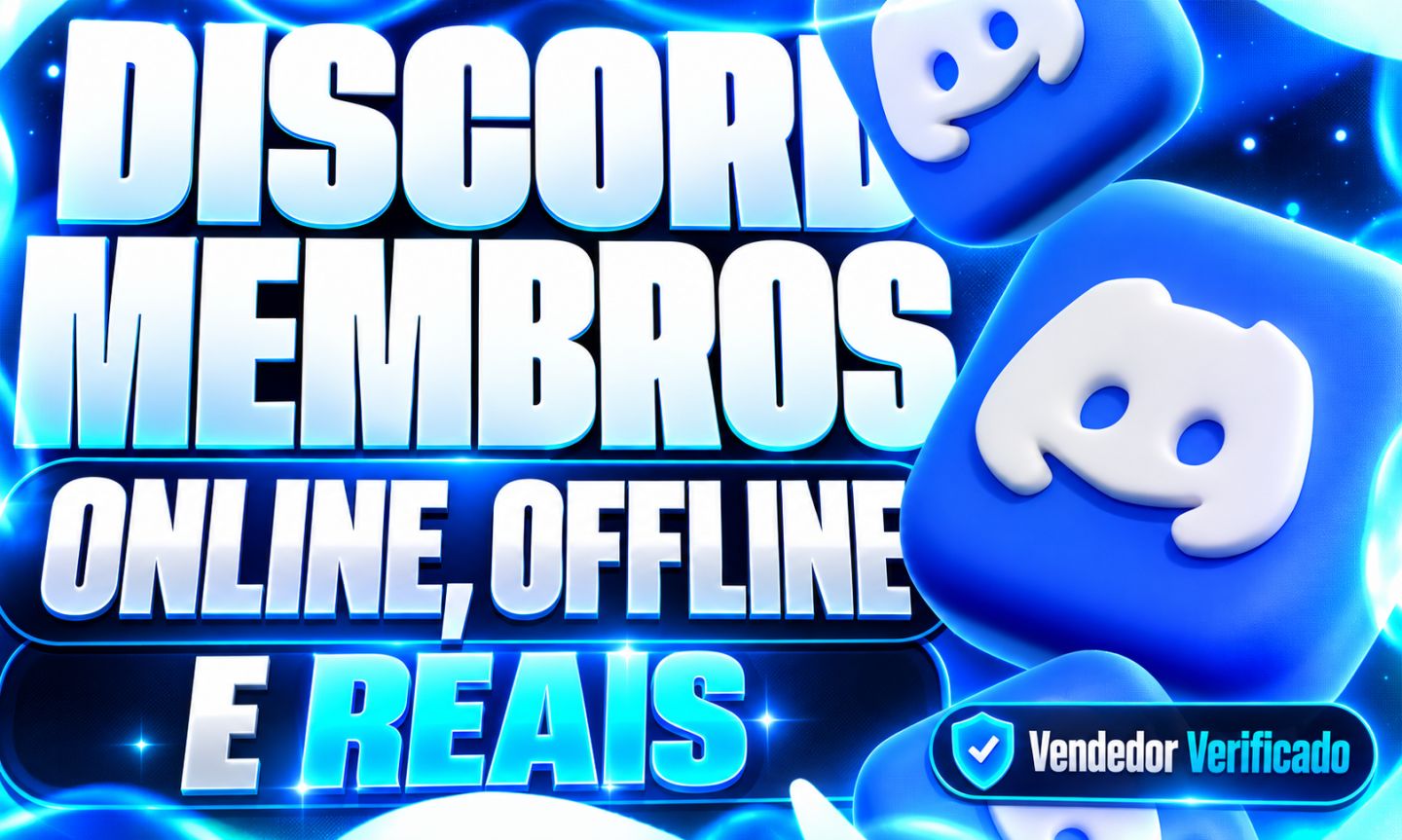 [MENOR PREÇO] DISCORD MEMBROS REAIS / ONLINE / OFFLINE