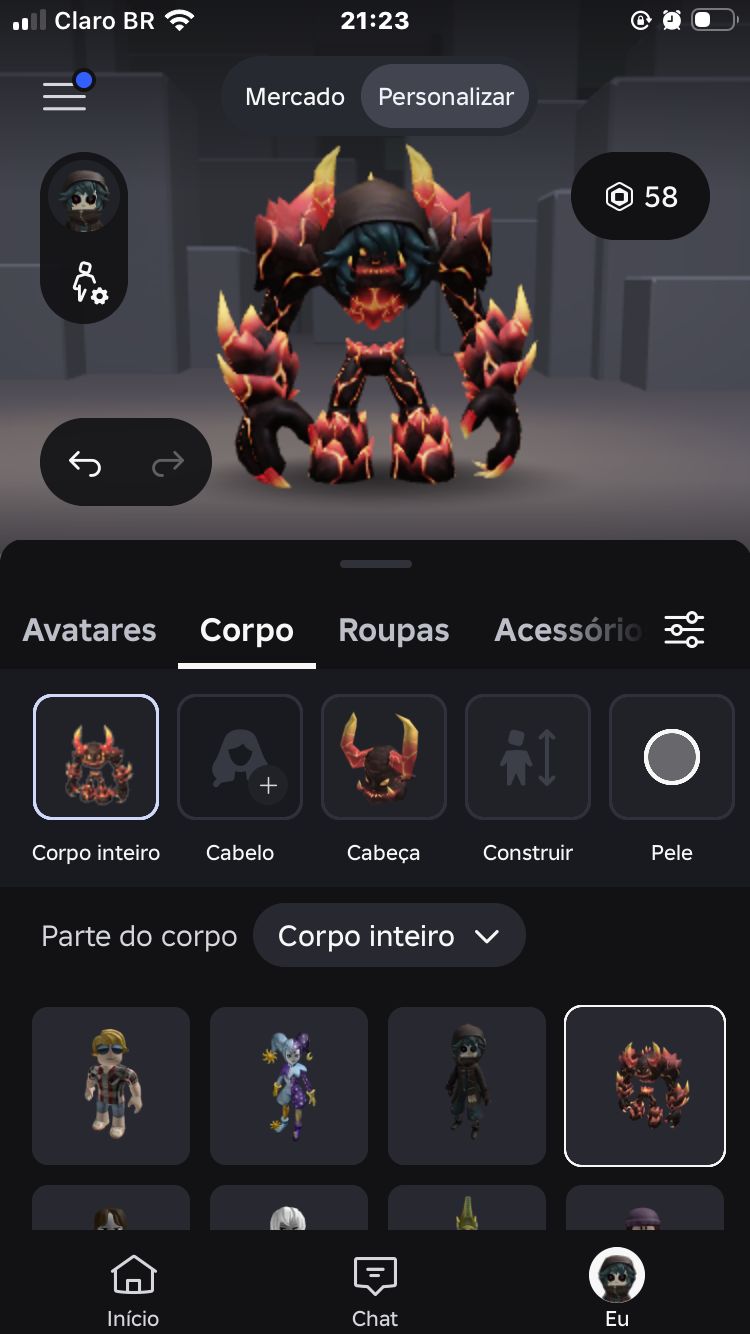 CONTA ROBLOX COM YORU -UPADA EM VÁRIOS JOGOS - VÁRIAS SKINS