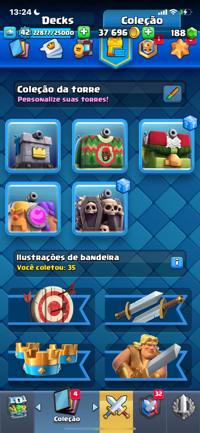 CONTA DE CLASH ROYALE BOA PARA INICIANTES !