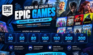 CONTAS COM JOGOS EPIC GAMES | FULL ACESSO | DEZENAS E CENTENA DE JOGOS GARANTIDO