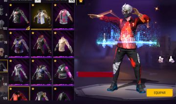 Conta FF Nível 56, Skins Raras, Dinos, Angelical, Times, Ump