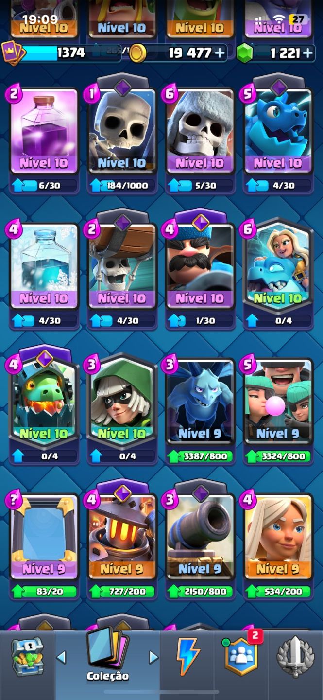 Conta Clash Royale Arena 22 Barata