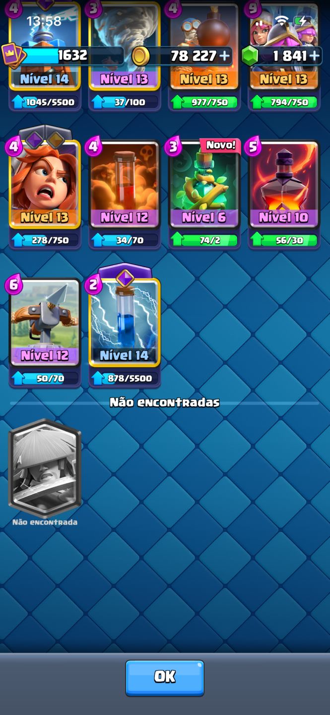 Conta Clash Royale