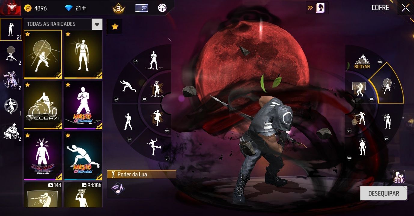CONTA FULL ATT, NINJA PRETO, PARCERIA NARUTO TROCA NICK CORRA JÁ!!