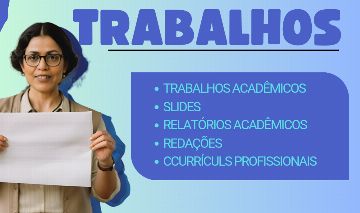 [PROMOÇÃO] TRABALHO ACADÊMICO E ESCOLAR | CURRÍCULO | SLIDES | TCC | REDAÇÃO e +