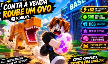 Roube um ovo, conta disponível!