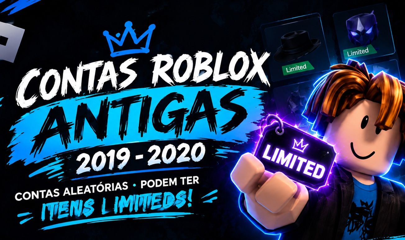 CONTAS ROBLOX ANTIGAS de 2019-2020 (ALGUMAS COM LIMITEDS)