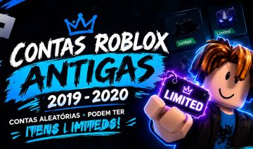 CONTAS ROBLOX ANTIGAS de 2019-2020 (ALGUMAS COM LIMITEDS)