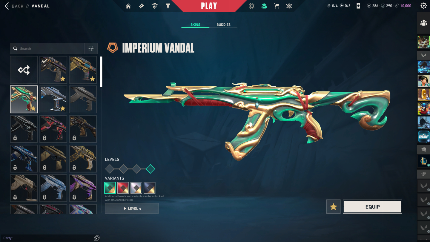 VALOR NEGOCIÁVEL!!! - CONTA DE VALORANT, LVL 190+, 600R$ EM SKINS