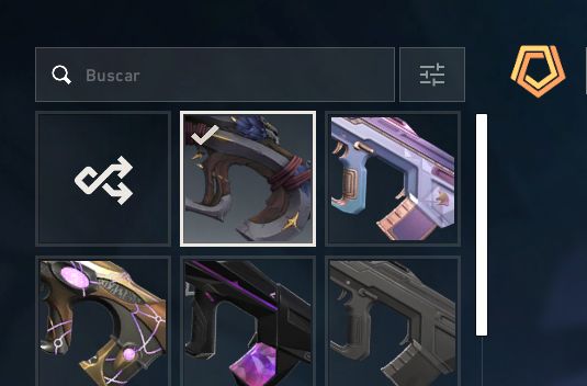 Conta valorant com Vandal champion 2025, faca Vct 2026 e varias outras skins