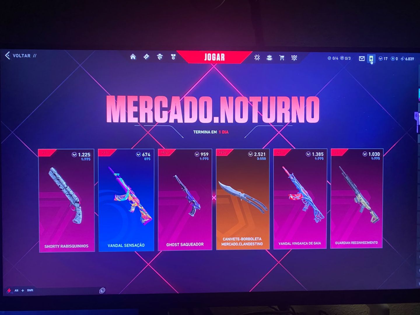 Conta de valorant sem rank mais de 5 skin valendo mais de 500 reais nv 66