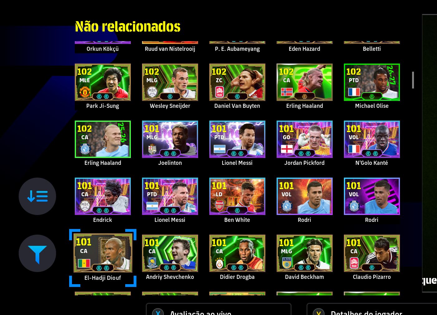 CONTA eFOOTBALL STEAM | FORÇA 3232 | PELÉ 107, DAVID VILLA, MALDINI E MUITO MAIS
