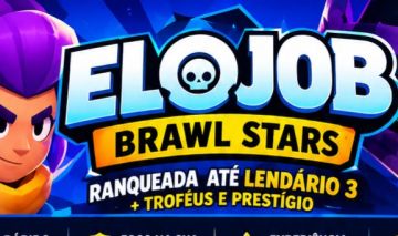ELOJOB BRAWL STARS | RANQUEADA ATÉ LENDÁRIO 3 + TROFÉUS E PRESTÍGIO