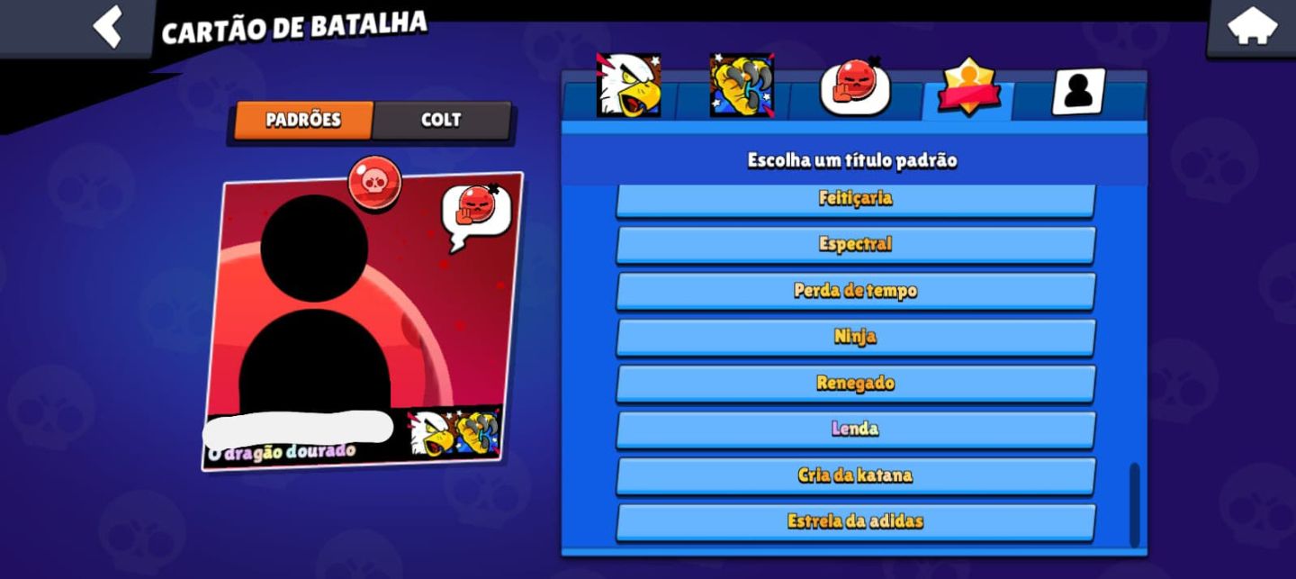 CONTA DE BRAWL STARS