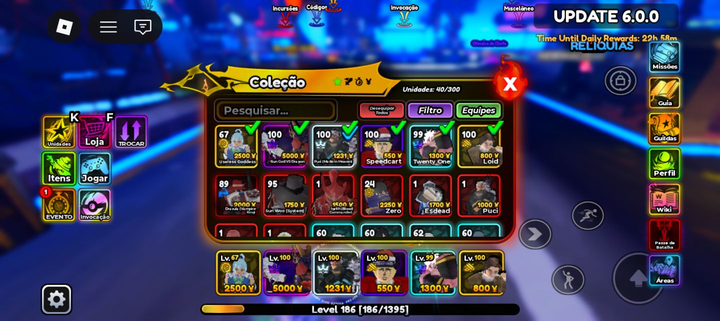 Conta de anime crusaders super forte