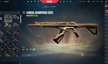CONTA VALORANT COM PACOTE CHAMPIONS 2025