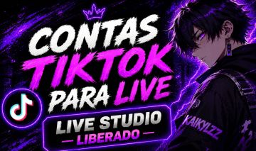 CONTAS TikTok COM LIVE STUDIO ATIVO - PRONTA PARA FAZER LIVE!