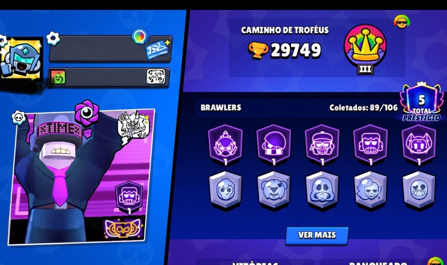 Melhor conta para upar rapido