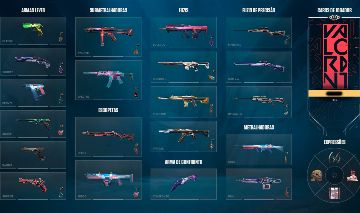 CONTA VALORANT NV 80 - Operator Saqueador - Phantom Sublime - Vandal Sentinela