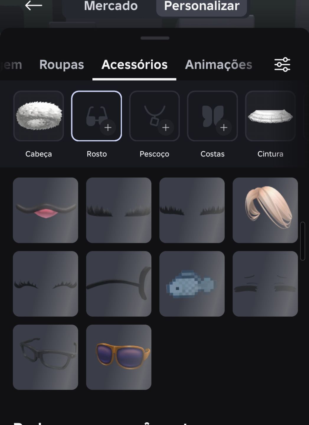Conta de roblox feminina
