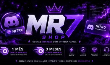 Conta Nitrada 1 e 3 Meses Entrega Rápida